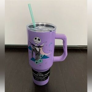 Nightmare Before Christmas 40 oz Tumbler Handle Straw Disney - NEW